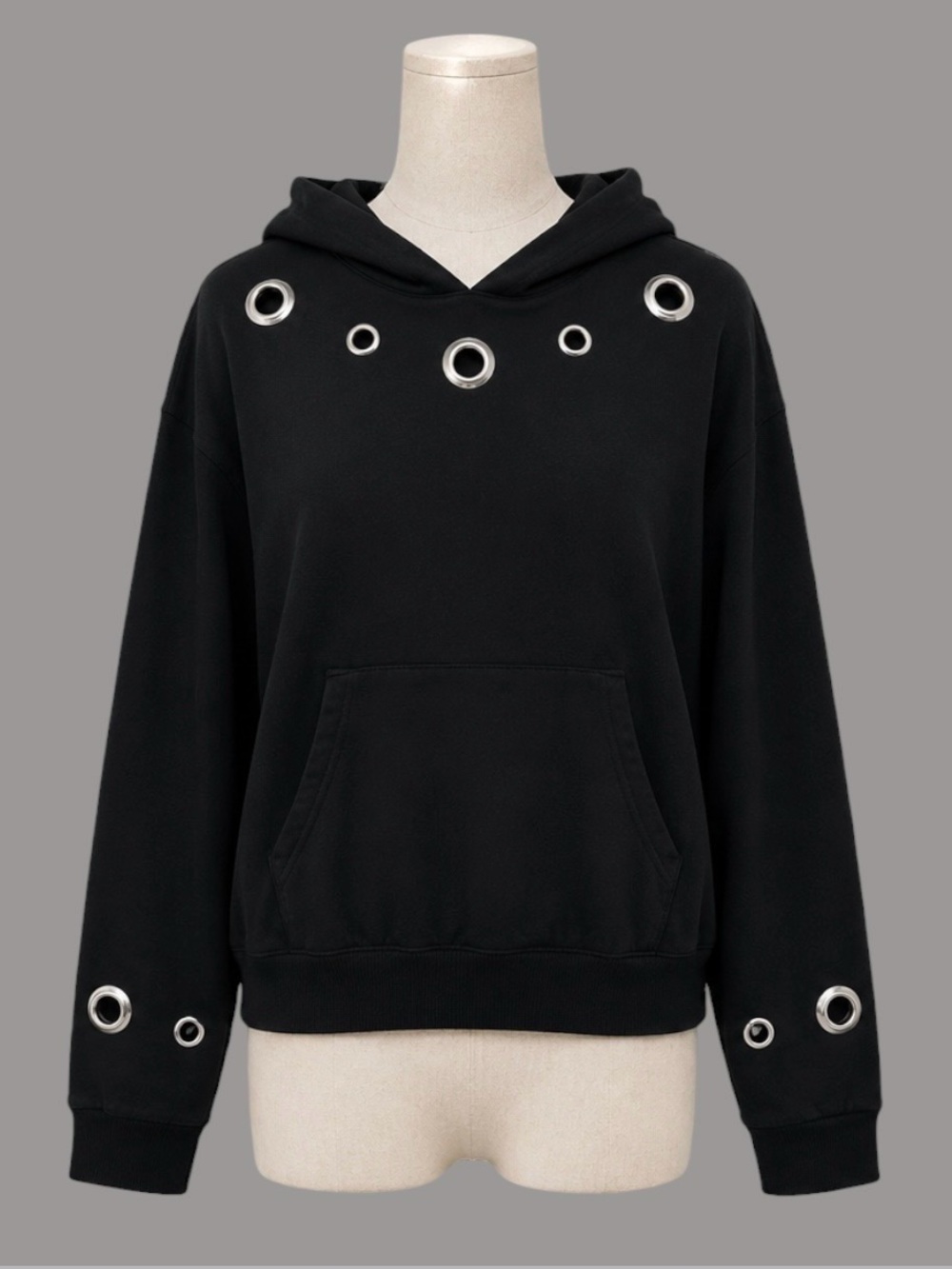 Monrow Grommet Hoodie